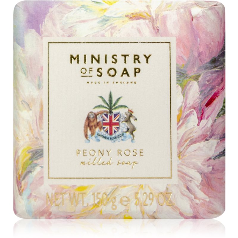 The Somerset Toiletry Co. Ministry of Soap Oil Painting Spring tuhé mydlo na telo Peony Rose 150 g
