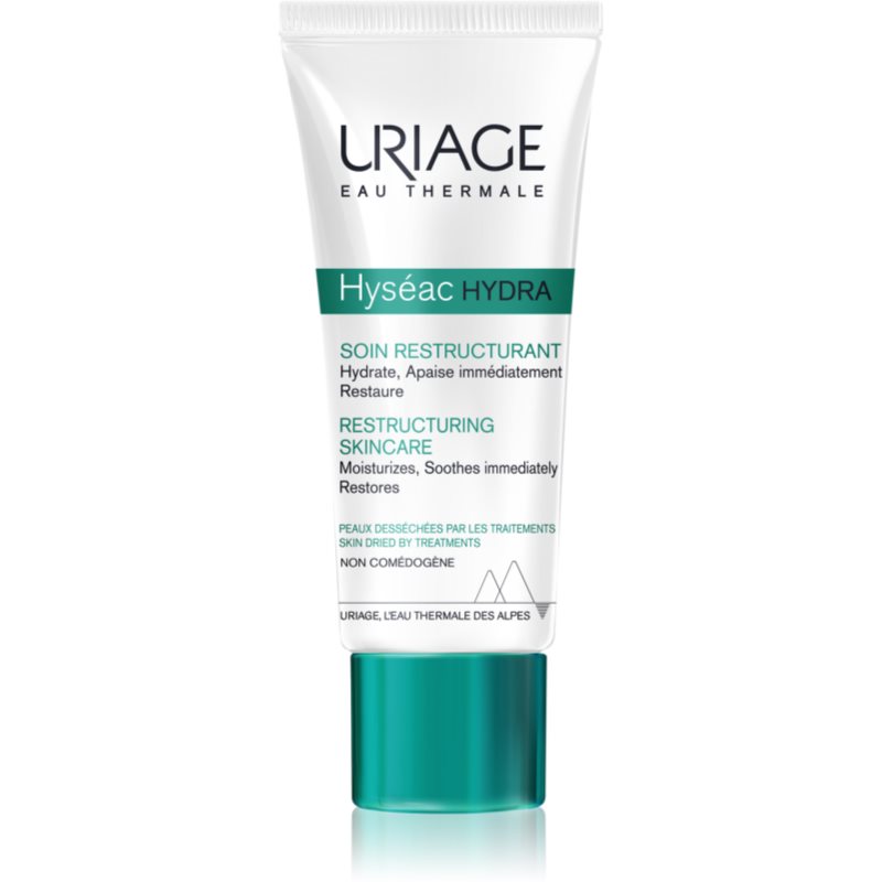 Uriage Hyséac Hydra Restructuring Skincare regeneračný a hydratačný krém pre pleť vysušenú a podráždenú liečbou akné 40 ml