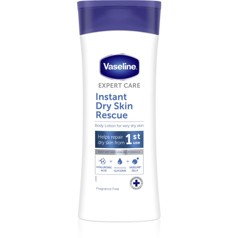 Vaseline Instant Dry Skin Rescue telové mlieko pre veľmi suchú pokožku 400 ml