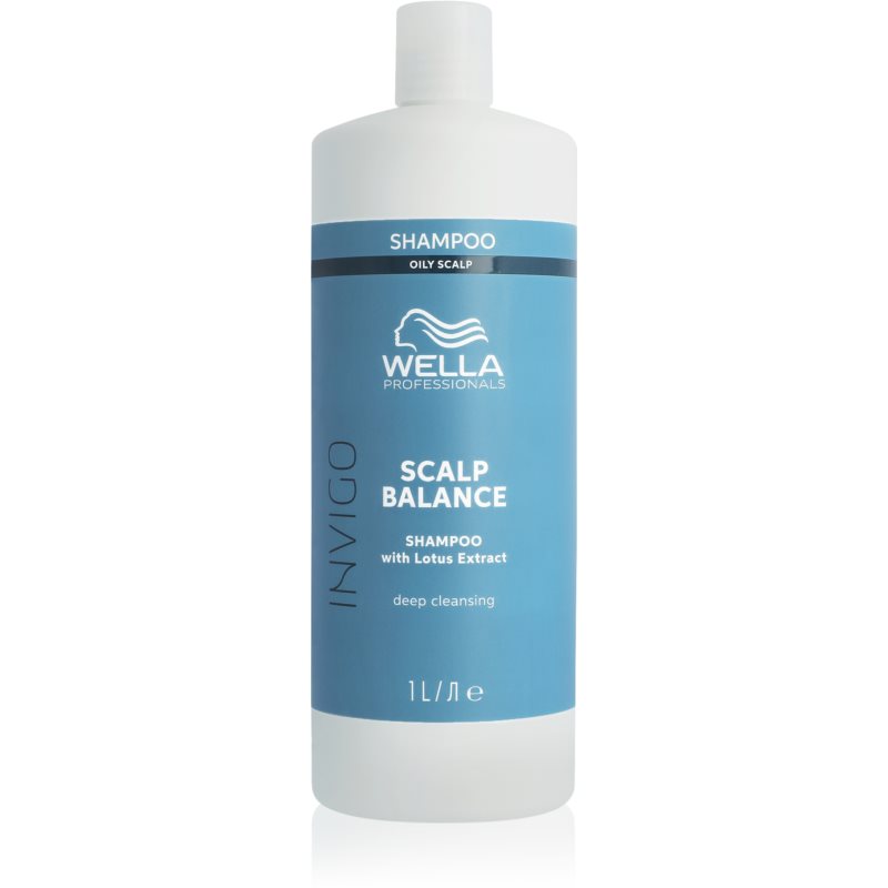 Wella Professionals Invigo Scalp Balance hĺbkovo čistiaci šampón pre mastnú pokožku hlavy 1000 ml