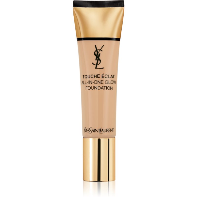 Yves Saint Laurent Touche Éclat All-In-One Glow tekutý make-up SPF 23 odtieň B40 Sand 30 ml