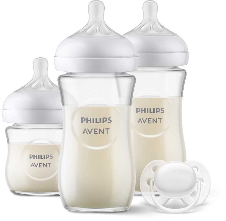 Philips AVENT Sada novorodenecká štartovacia Natural Response sklo SCD87811