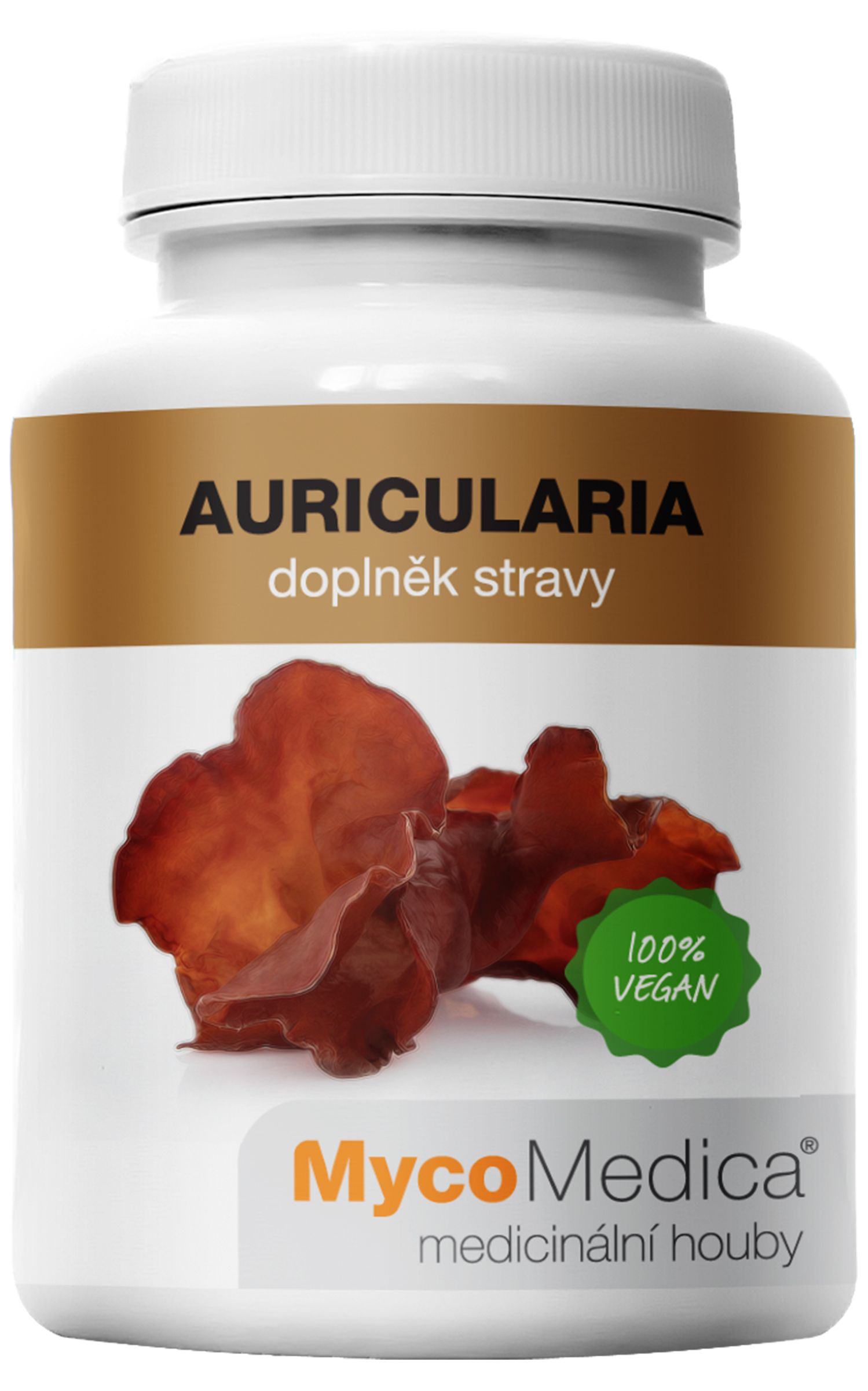 Mycomedica Auricularia 30 percent Vegan 500mg 90cps