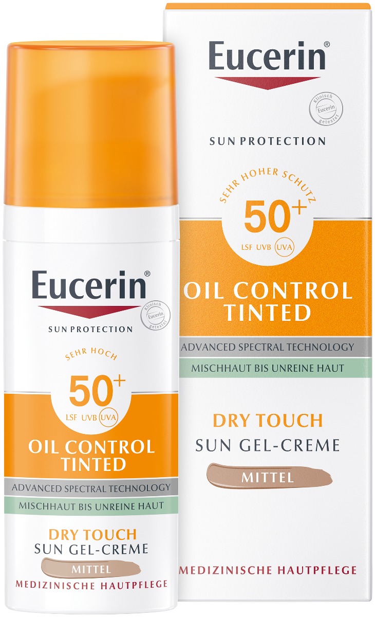 Eucerin SUN Dry Touch OIL CONTROL (stredne tmavý) SPF 50