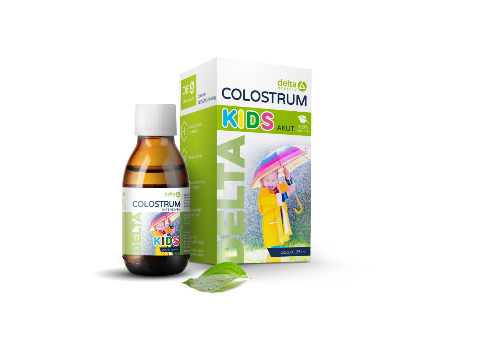 DELTA COLOSTRUM sirup KIDS 100 percent NATURAL