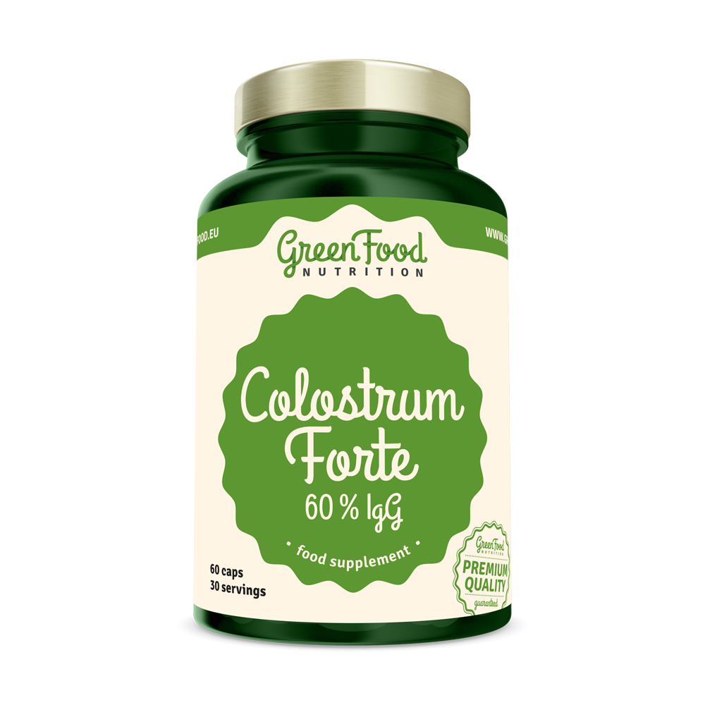 GreenFood Nutrition Colostrum Forte 60 percent IgG 60cps