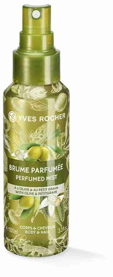Yves Rocher Parfumovaný sprej na telo a vlasy Oliva  petit grain PLAISIRS NATURE