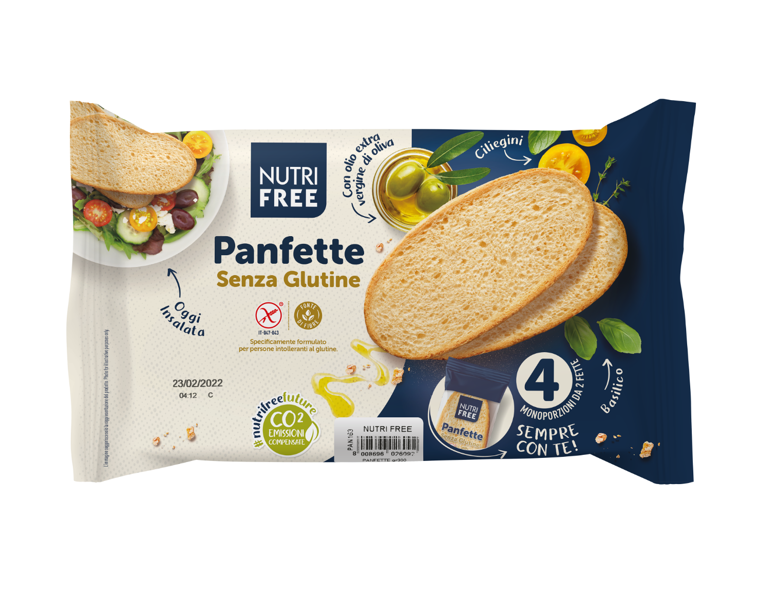 Nutrifree Panfette - domaci chlieb krájaný