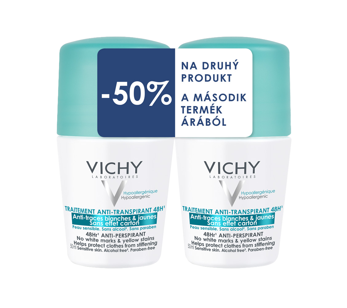 VICHY DEO ROLL-ON 48 HOD. Anti-traces DUO 14