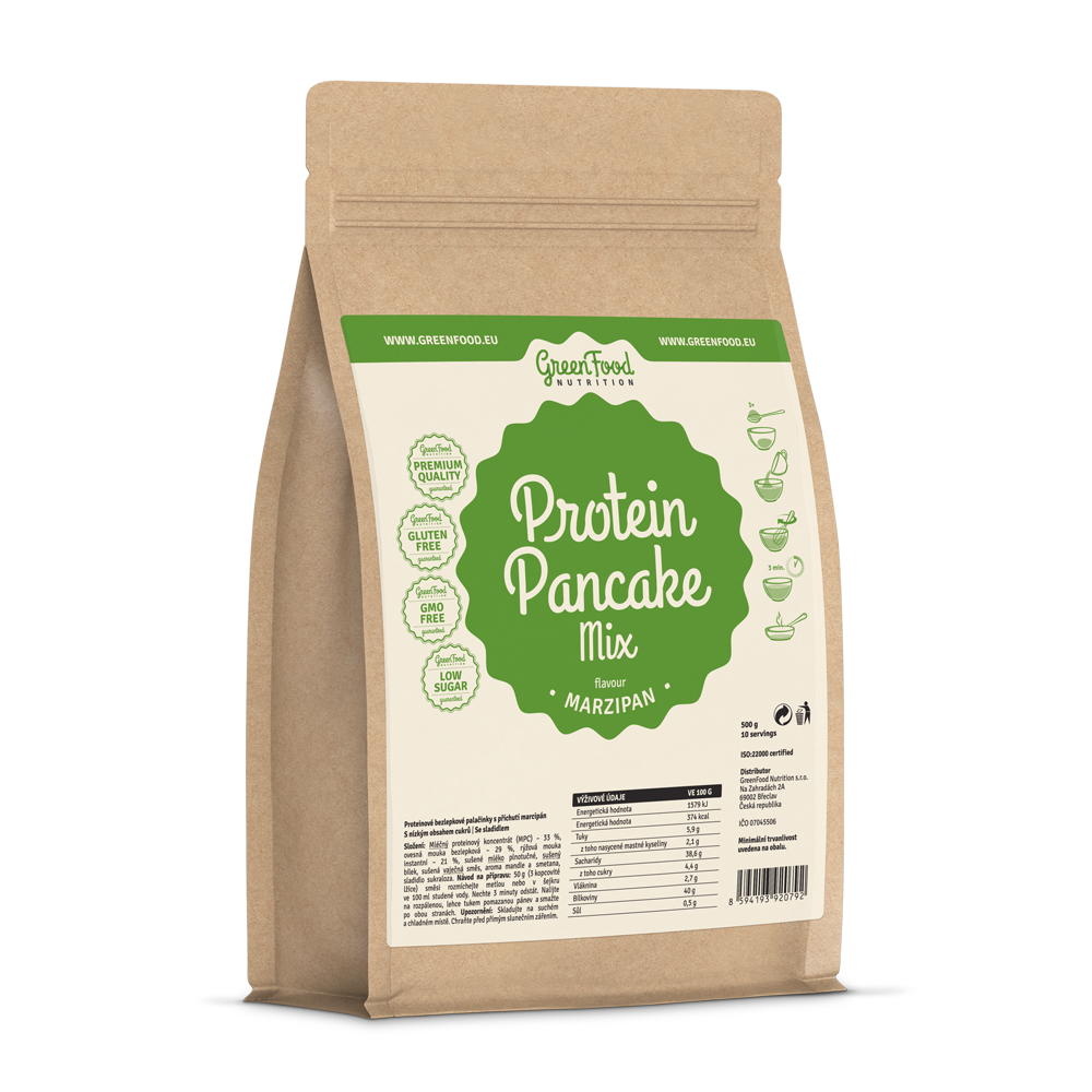 GreenFood Nutrition Protein Pancake marzipan 500g