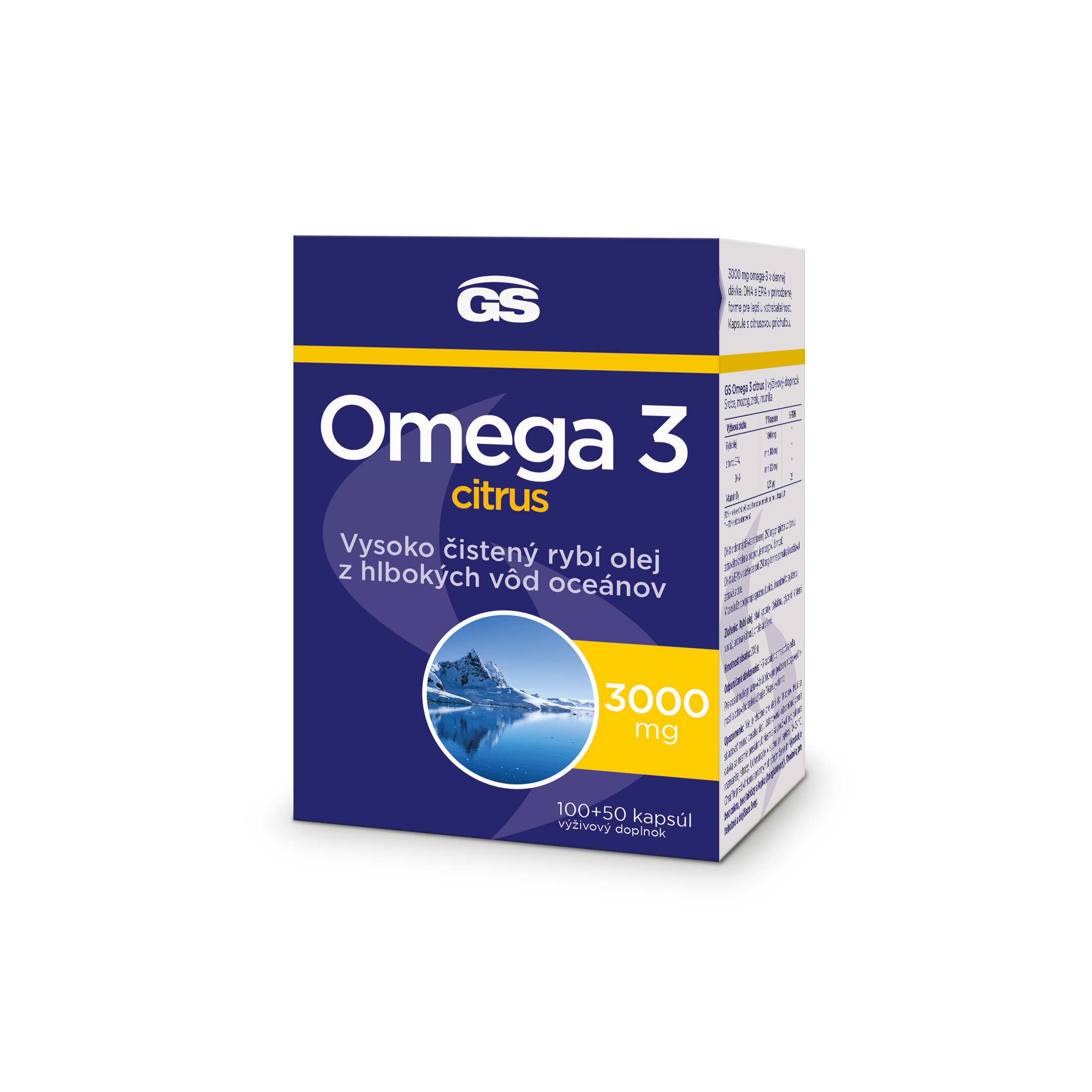 GS Omega 3 citrus, 10050 kapsúl