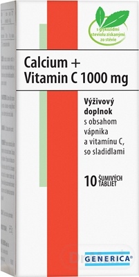 GENERICA Calcium  Vitamin C 1000 mg