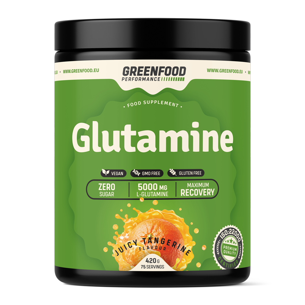 GreenFood Performance Glutamine Juicy tanger 420g