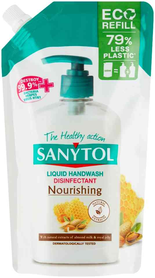Sanytol dezinfekčné mydlo vyživuj NN doypack