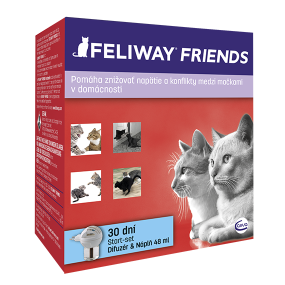 Feliway Friends difuzér a náplň pre mačky, 48 ml