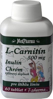 MedPharma L-CARNITÍN 500 MG  INULÍN  CHRÓM