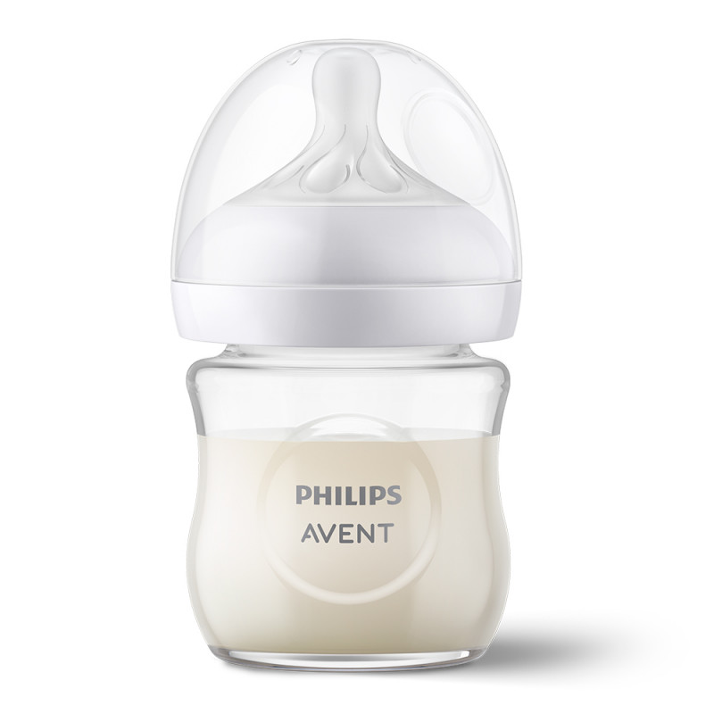 Philips AVENT Fľaša Natural Response sklenená 120 ml, 0m