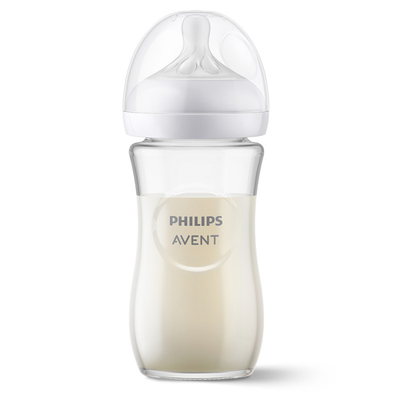 Philips AVENT Fľaša Natural Response sklenená 240 ml, 1m