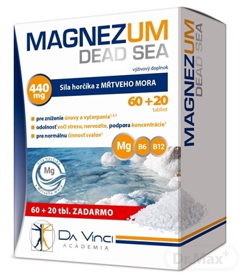 Magnezum Dead Sea - DA VINCI 6020 tbl. zadarmo
