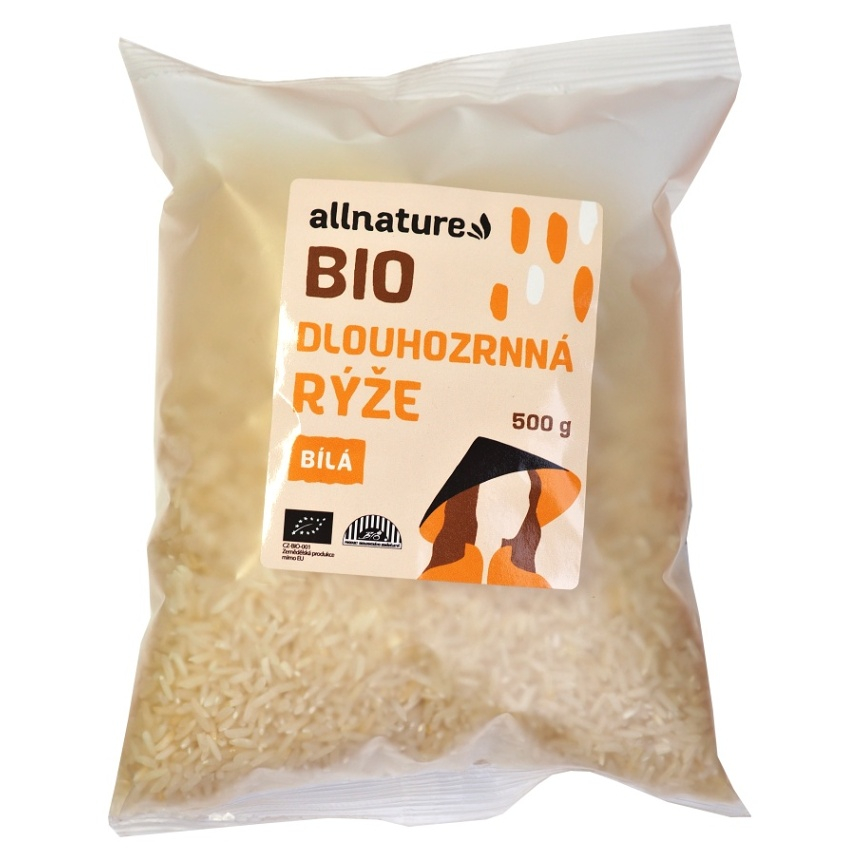 ALLNATURE Dlhozrnná ryža biela 500 g BIO