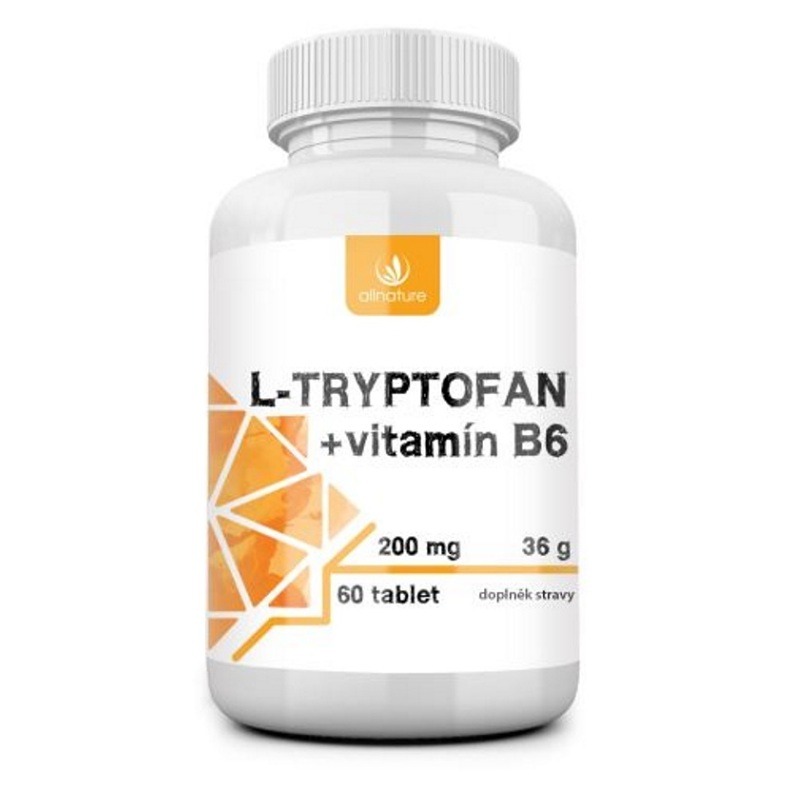 ALLNATURE L-tryptofan 200 mg2,5 mg vitamín B6 60 tabliet