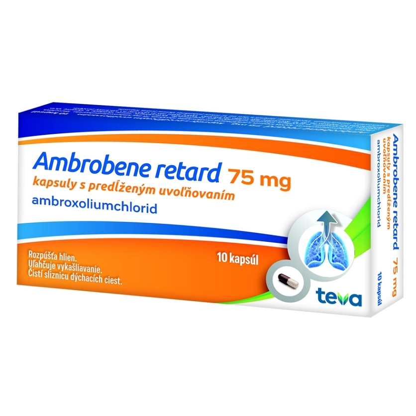 AMBROBENE Retard 75 mg s predĺženým uvoľňovaním 10 kapsúl