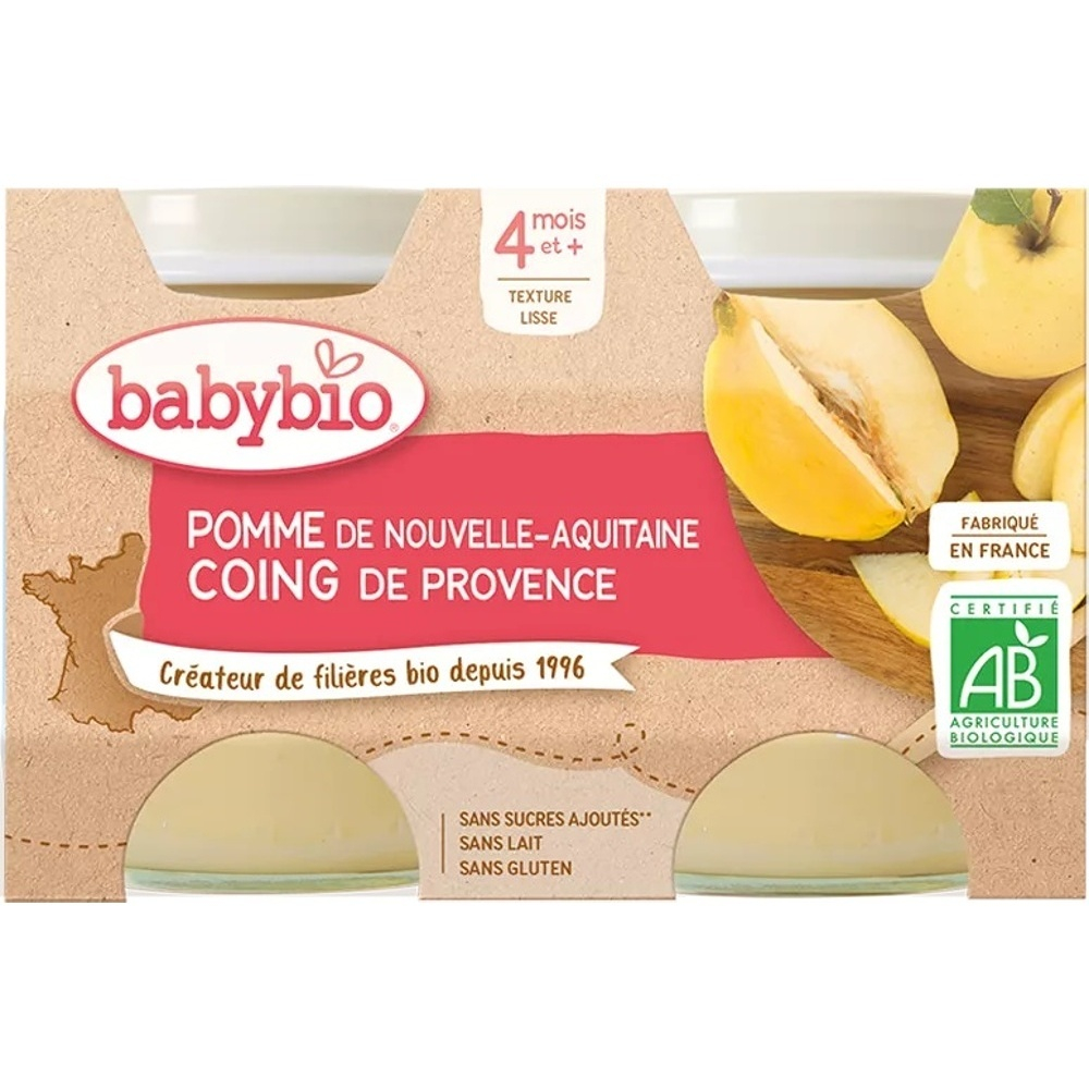 BABYBIO Jablko dule z Provence 2 x 130 g