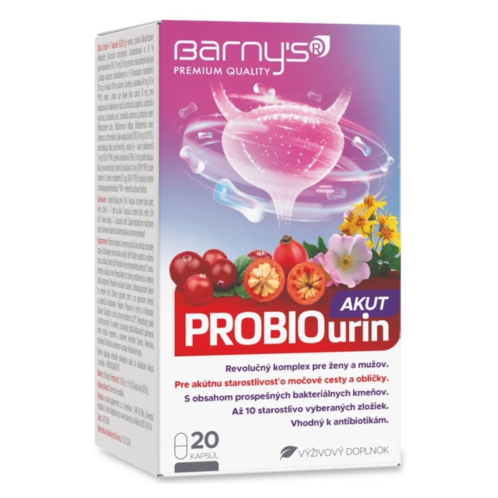BARNYS Probiourin akut 20 kapsúl