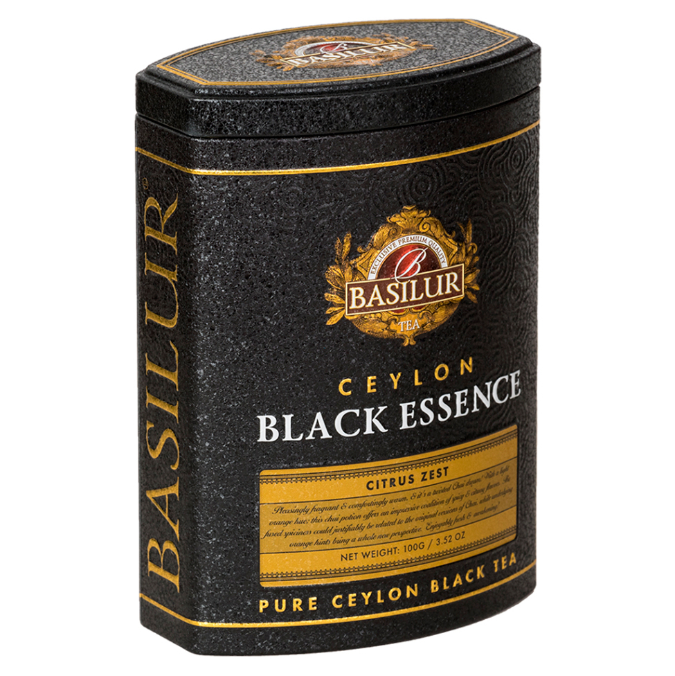 BASILUR Black essence citrus zest čierny čaj 100 g