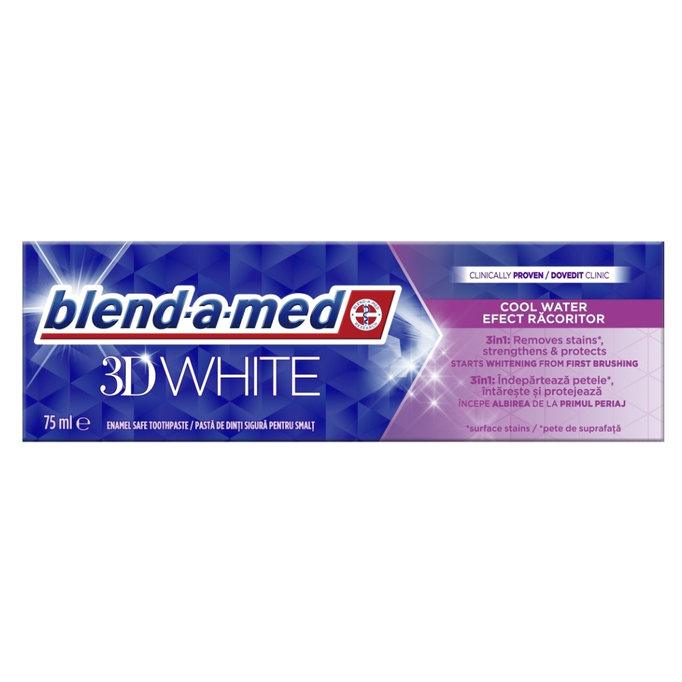 BLEND-A-MED Zubná pasta 3D White Cool Water 75 ml