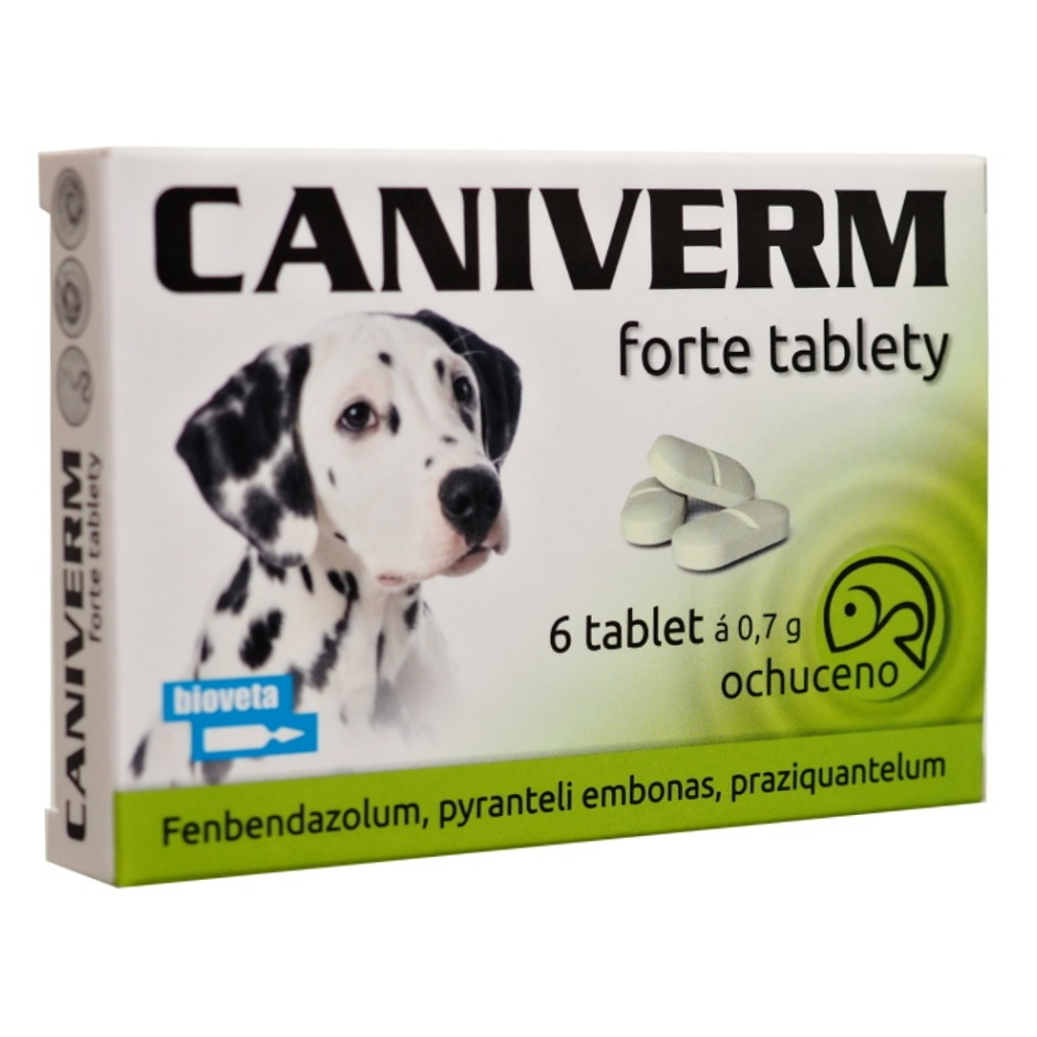 CANIVERM Forte 0,7 g 6 tabliet