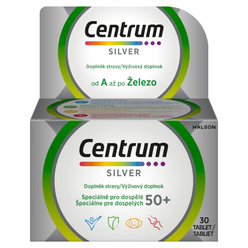 CENTRUM Multivitamín silver 50 30 tabliet