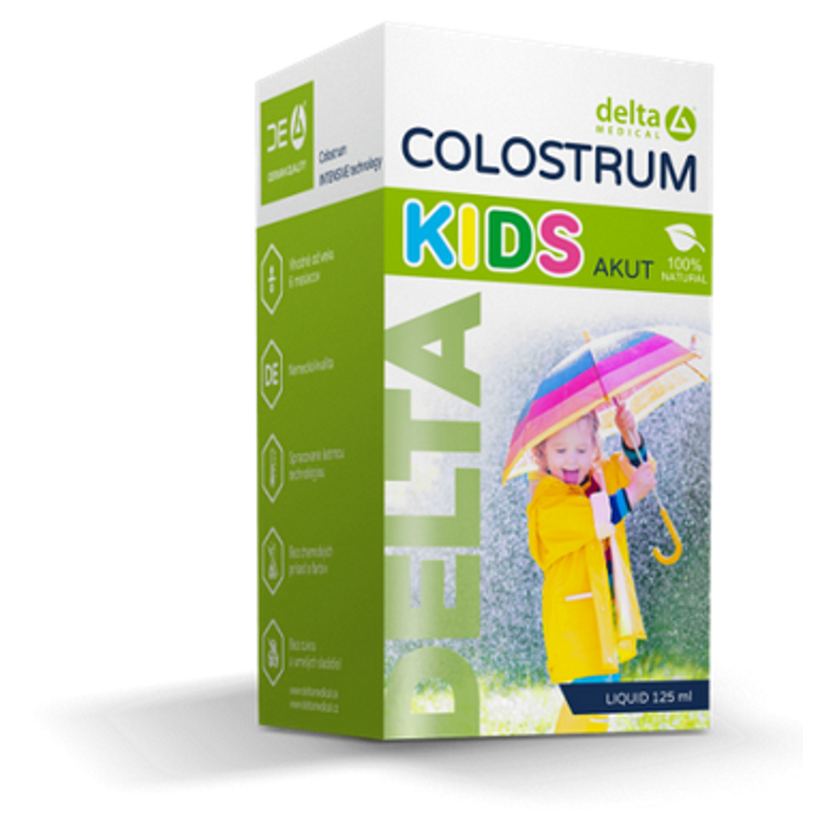 DELTA MEDICAL Colostrum deti AKUT sirup 100 percent natural 125 ml