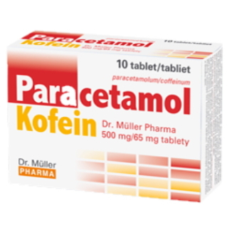 DR.MÜLLER Paracetamol Kofein 500mg65mg 10 tabliet