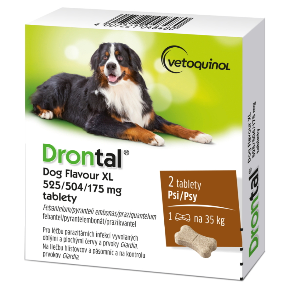 DRONTAL Dog Flavour  XL 525504175 mg 2 tablety