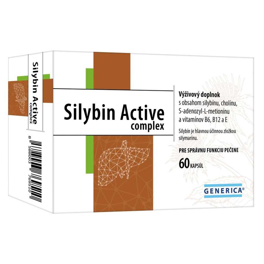 GENERICA Silybin Active complex 60 kapsúl