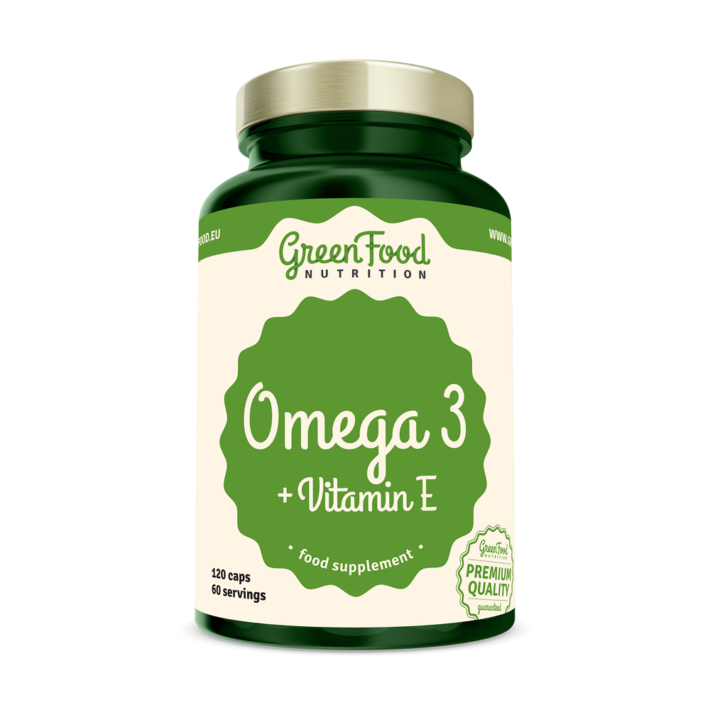 GREENFOOD NUTRITION Omega 3 120 kapsúl