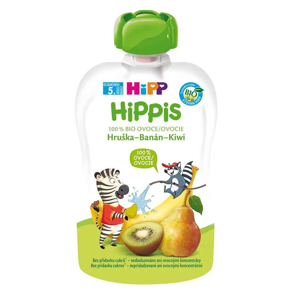 HiPP BIO 100 percent ovocie Hruška-Banán-Kiwi 100 g