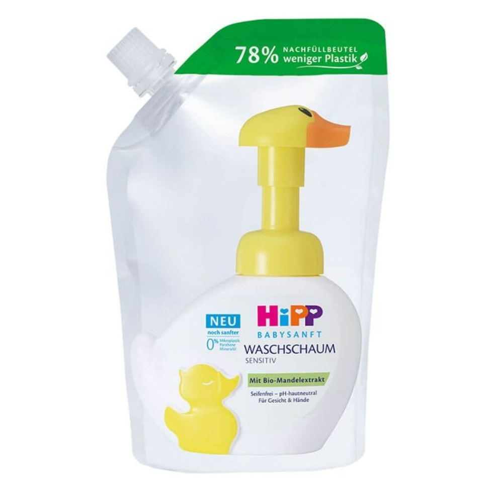 HIPP BabySanft pena na umývanie náplň kačica 250 ml