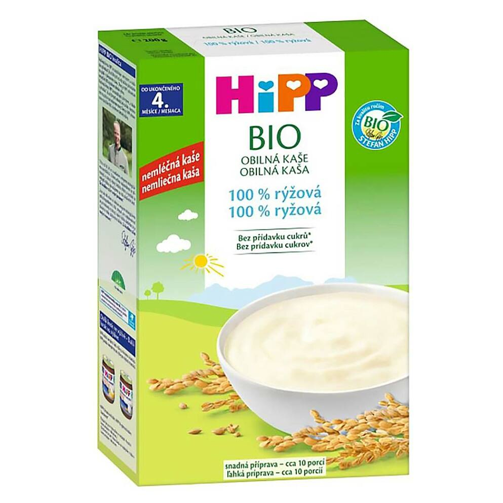 HIPP Kaša obilná BIO 100 percent ryžová 200 g