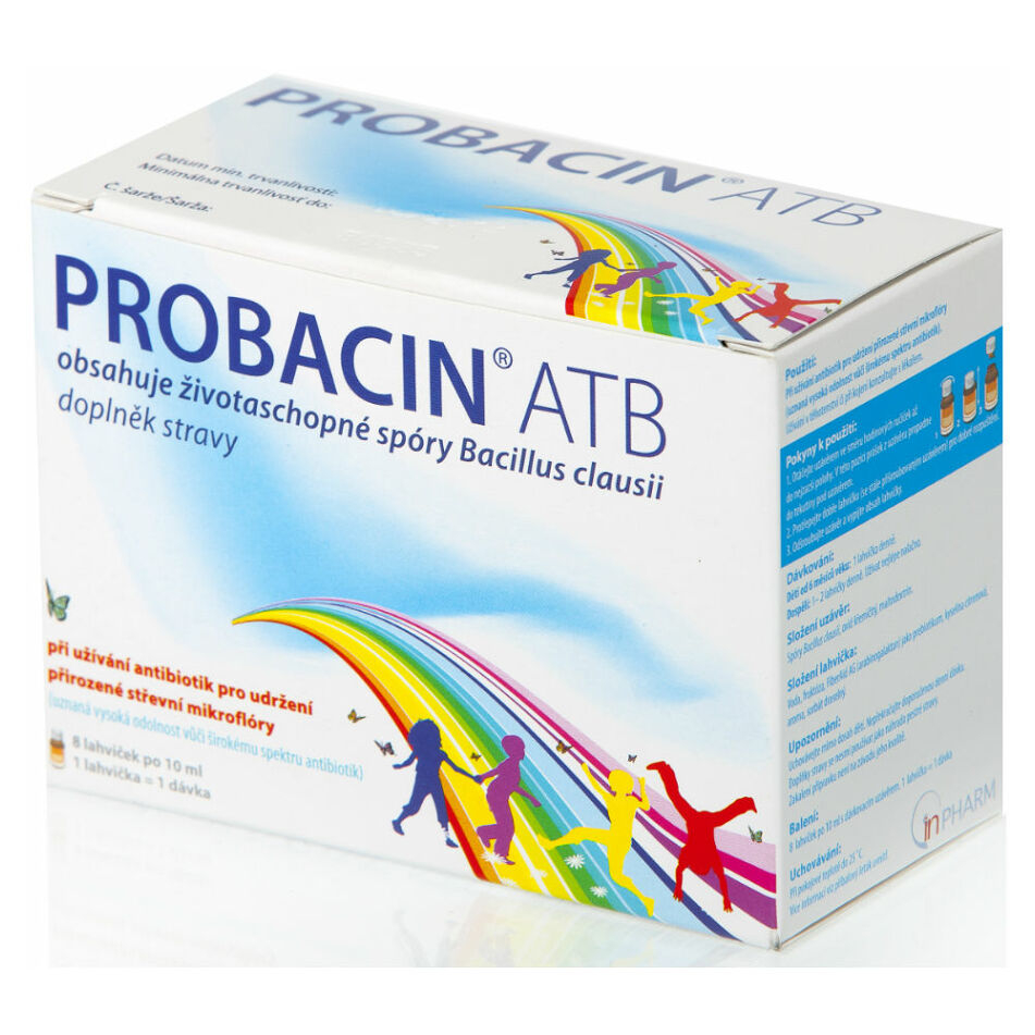 INPHARM Probacin fľaštičky 8 x 10 ml