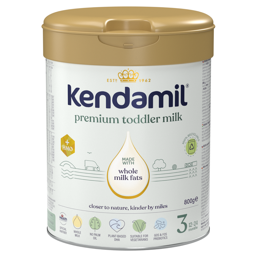 KENDAMIL Premium 3 HMO Pokračovacie batoľacie mlieko od 12 mesiacov 800 g