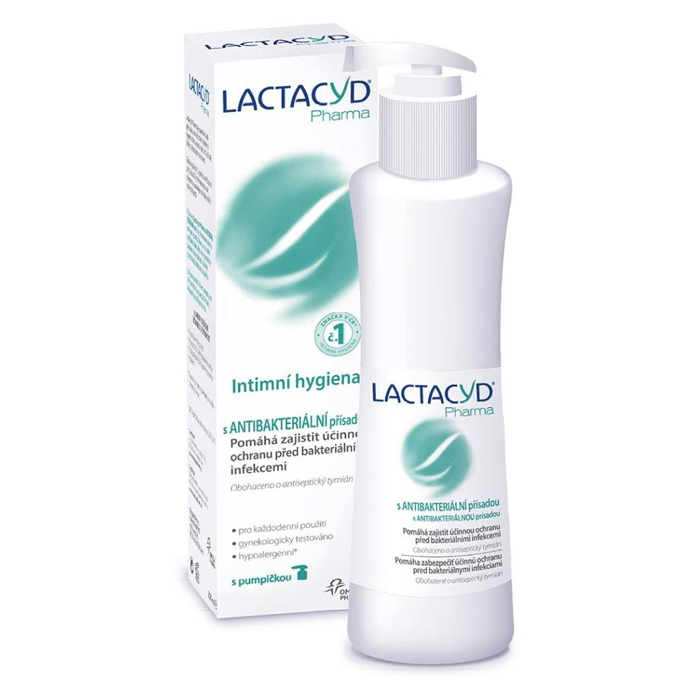 LACTACYD Pharma Intímna umývacia emulzia Antibakteriálna 250 ml