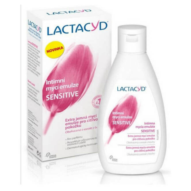 LACTACYD Intímna umývacia emulzia Sensitive 200 ml