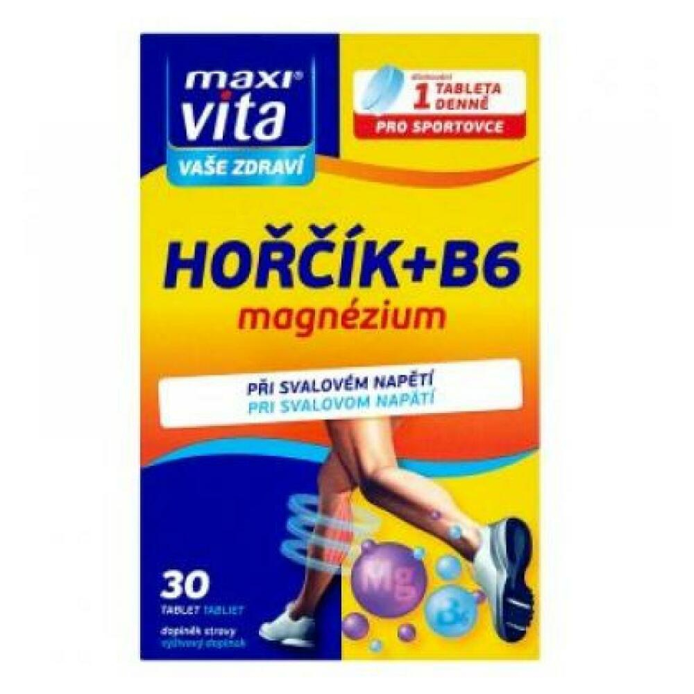 MAXIVITA Horčík  B6 magnézium 30 tabliet