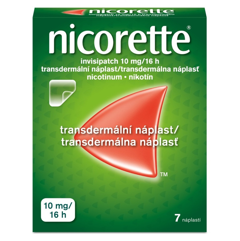 NICORETTE Invisipatch 10 mg16 h transdermálna náplasť 7 ks