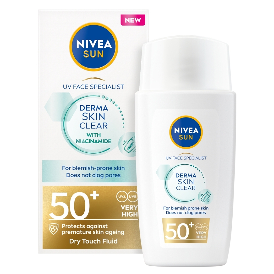 NIVEA Sun Pleťový krém Specialist Derma Skin Clear OF 50 40 ml