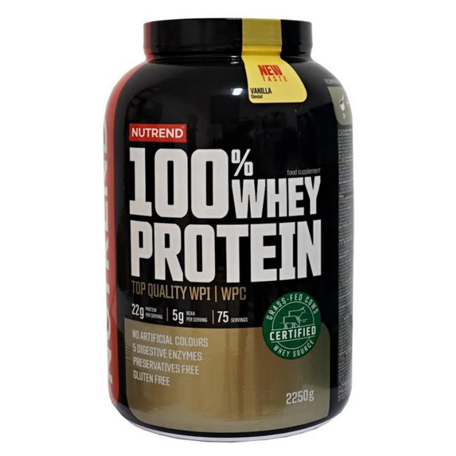 NUTREND 100  percent Whey protein vanilka 2250 g