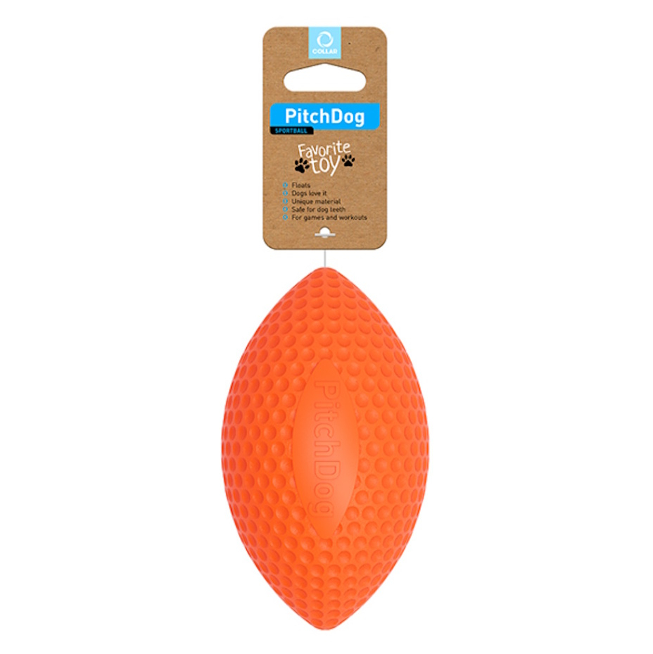 PITCHDOG Sportball penová lopta pre psov oranžová 1 ks