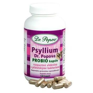 DR. POPOV Psyllium probio 120 kapsúl